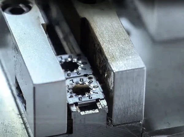 Laser Marking on Rotary DIP Switches | Permanent Legible Indication | Zigeng