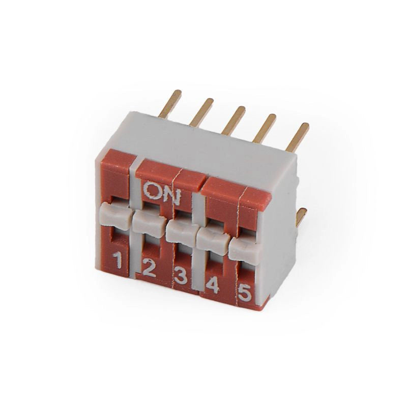 BONSDA BSD-105 | Dual-Row 5-Position DIP Switch (ON/OFF per Position)