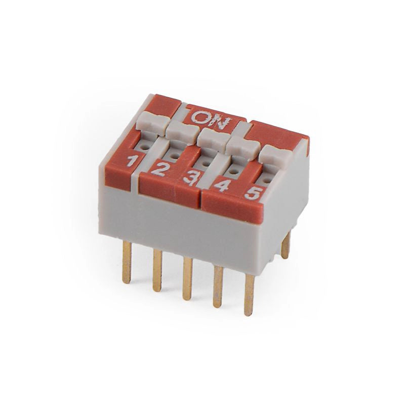 BONSDA BSD-105 | Dual-Row 5-Position DIP Switch (ON/OFF per Position)