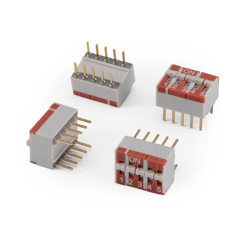 BONSDA BSD-105 | Dual-Row 5-Position DIP Switch (ON/OFF per Position)