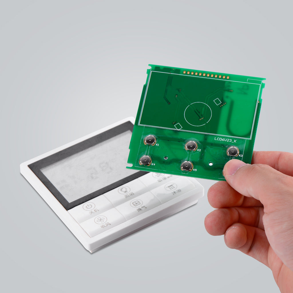 SD-M8527 Wall-Mounted AC Switch Dome Array | Multi-Function Key Solution | BONSDA Anti-Humidity Design