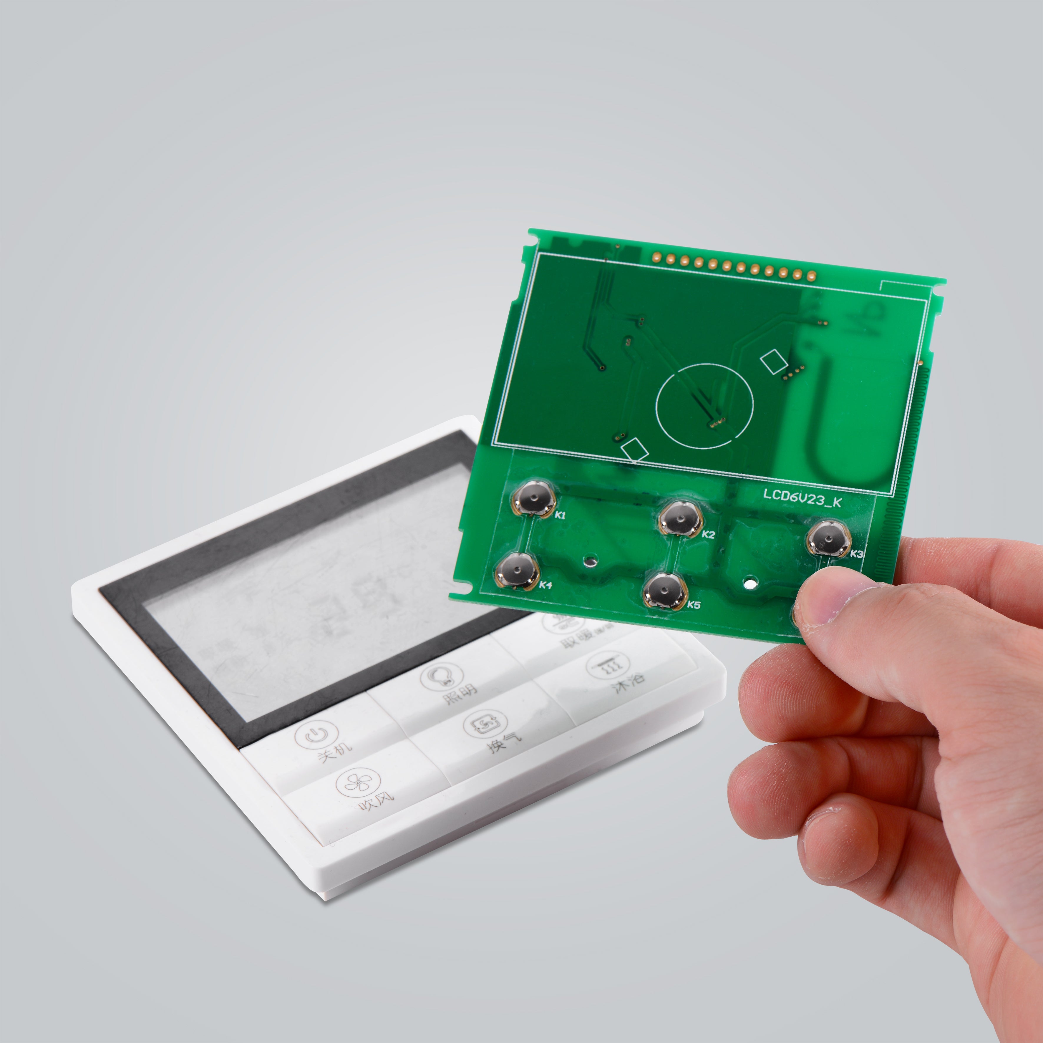 SD-M8527 Wall-Mounted AC Switch Dome Array | Multi-Function Key Solution | BONSDA Anti-Humidity Design