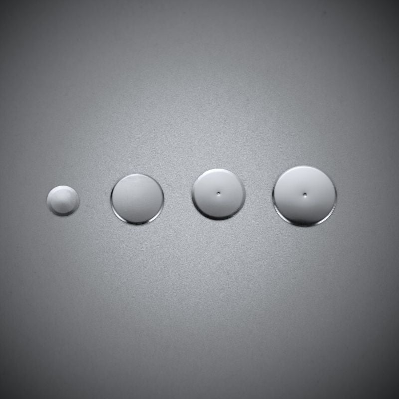 3mm Metal Dome Switch | 160gf, Single-Side Silver Plated | for PCB Mount - Bonsda