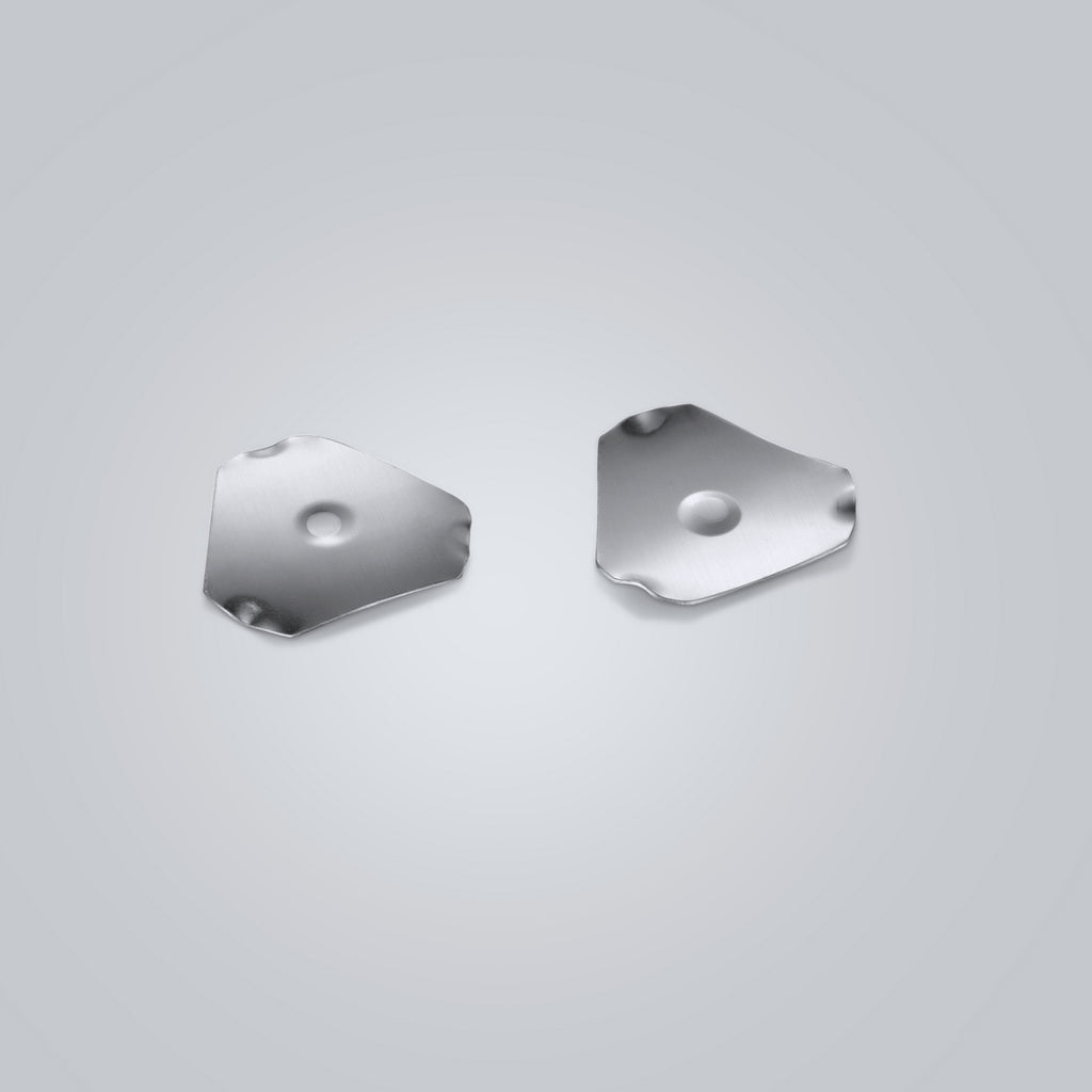 SD-Q8364 Triangle Metal Dome | 8mm, 400gf, Nickel-Plated, 1 Contact Point