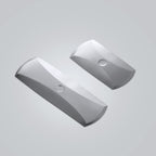 Oblong Metal Dome SD-Q8362 Series Metal Dome | 17.78x9mm & 25.4x12.8mm | Nickel-Plated, 280gf