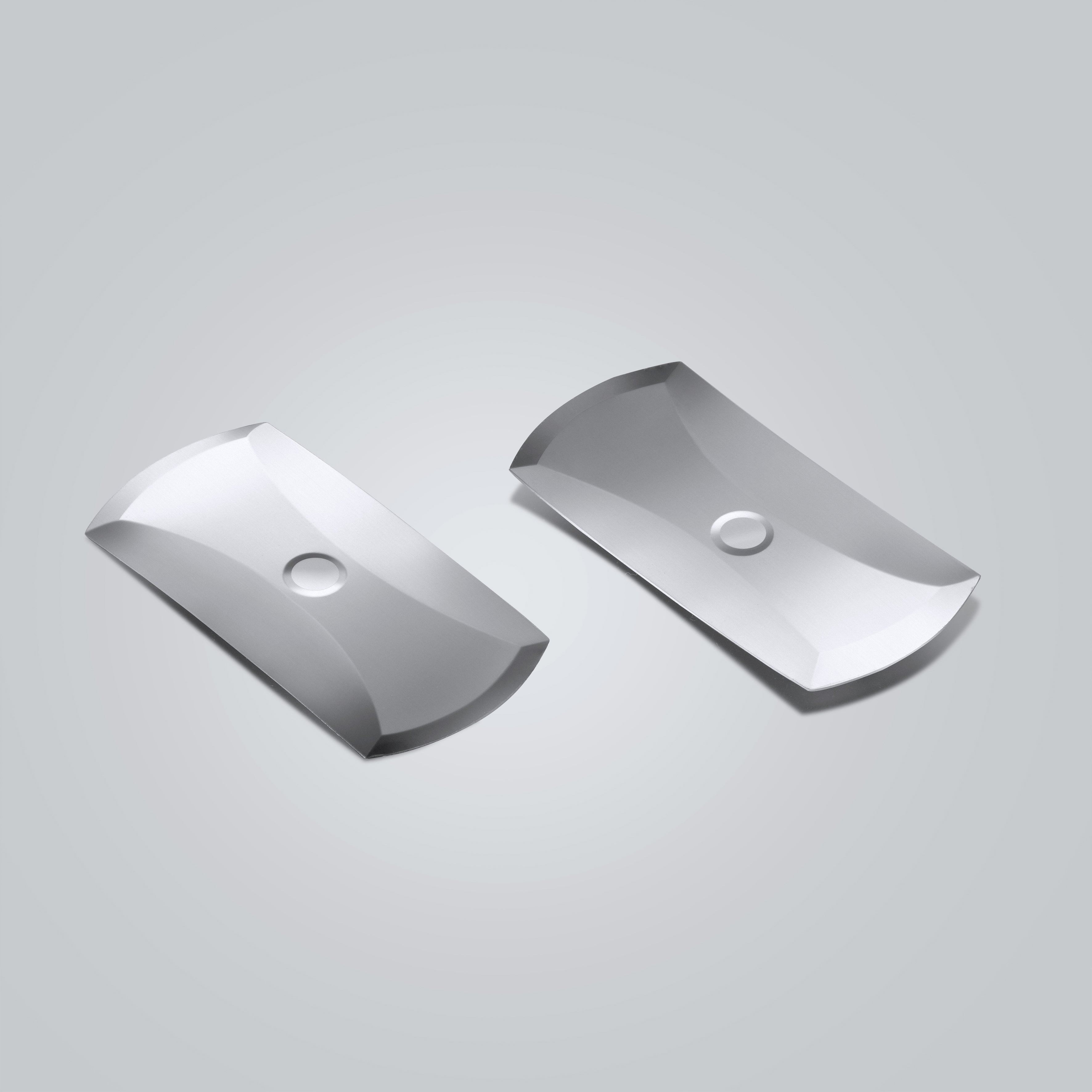 Oblong Metal Dome SD-Q8362 Series Metal Dome | 17.78x9mm & 25.4x12.8mm | Nickel-Plated, 280gf