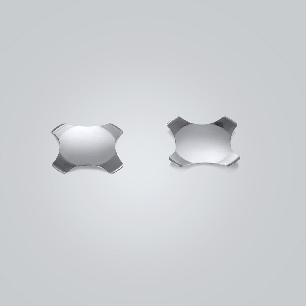 SD-X8294 Cross-Shaped Metal Dome | 5-12.2mm Sizes | 80-400gf Force | Gold/Nickel Plated | With/Without Hole & Contact Points