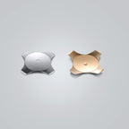 SD-X8294 Cross-Shaped Metal Dome | 5-12.2mm Sizes | 80-400gf Force | Gold/Nickel Plated | With/Without Hole & Contact Points