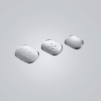 SD-X8353 Oblong Metal Dome | 4mm/4.5mm/5mm | 3 or 5 Contacts/No Contact | Nickel/Gold Plated