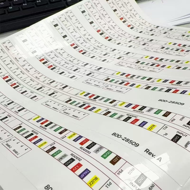 Industrial Labels | Terminal Info Labels | Overlay Labels - Custom Solutions