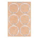 Custom Electronic Overlay Label DSC-2071 | 3M Adhesive | Printable Parameter Label