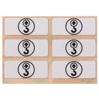 LED Hole Indicator Overlay Label overlays-label-dsc-2101-1 | 3M468MP Adhesive