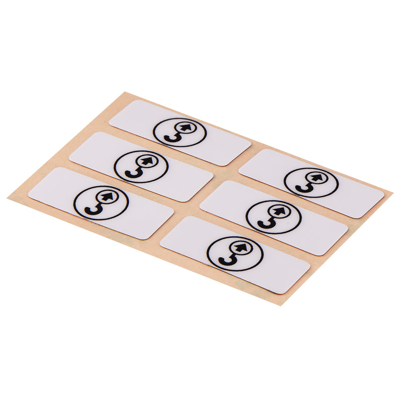 LED Hole Indicator Overlay Label overlays-label-dsc-2101-1 | 3M468MP Adhesive