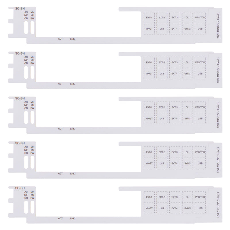 USB Interface LED Hole Overlay Label overlays-label-dsc-2107 | 3M467MP Adhesive