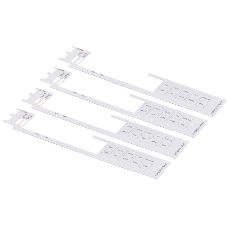 USB Interface LED Hole Overlay Label overlays-label-dsc-2107 | 3M467MP Adhesive