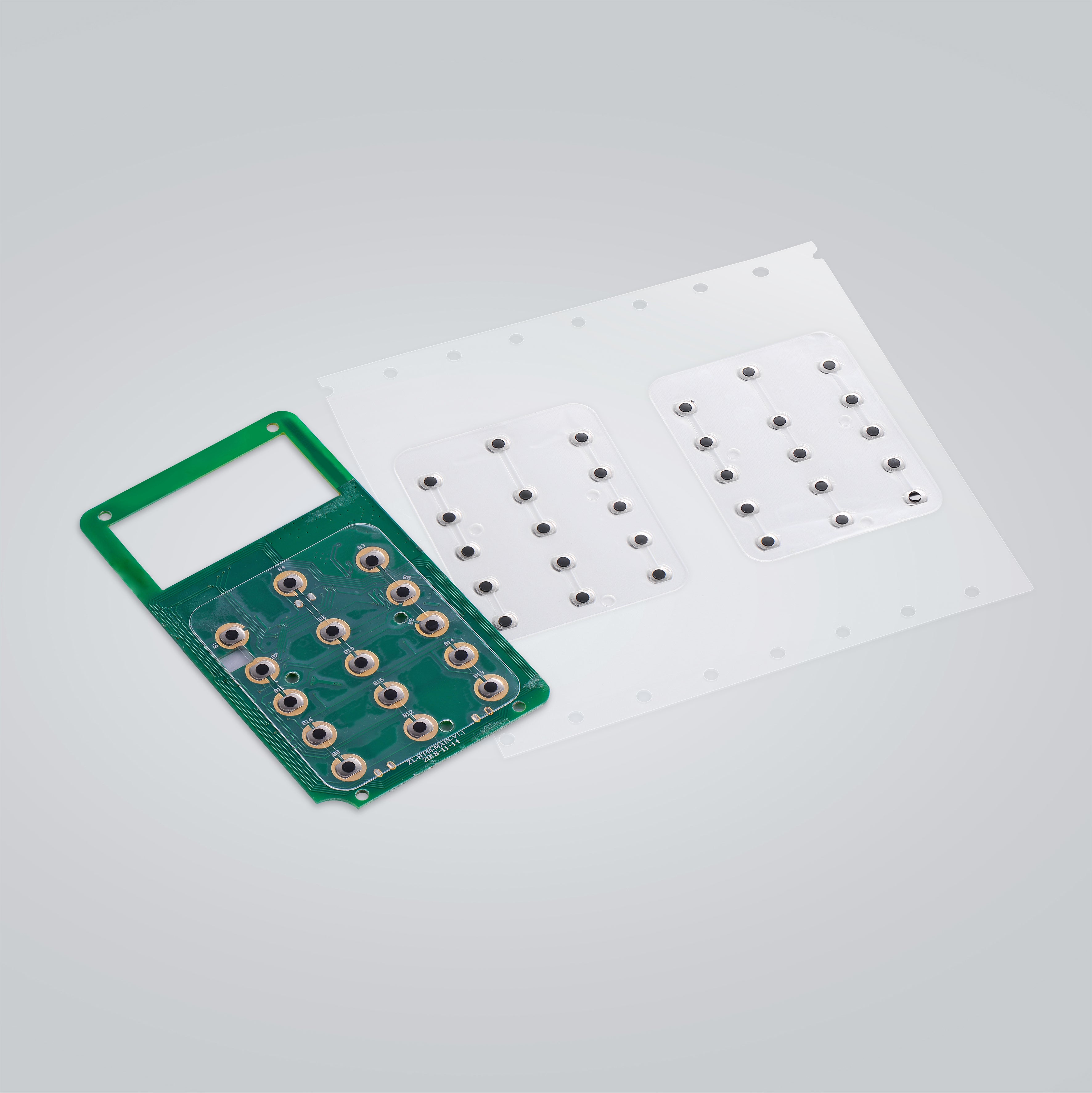 SD-LHT41 Metal Dome | 5mm Oblong Dome with Black-Dot PET Spacer | 160gf Comfort Force | For Quiz Buzzer, Student Card & Answering Device