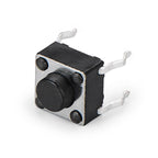 SD-1266-050CB1 6×6×5mm Tactile Switch | 4-Pin Through Hole | Stainless Steel Cover | 250gf Force