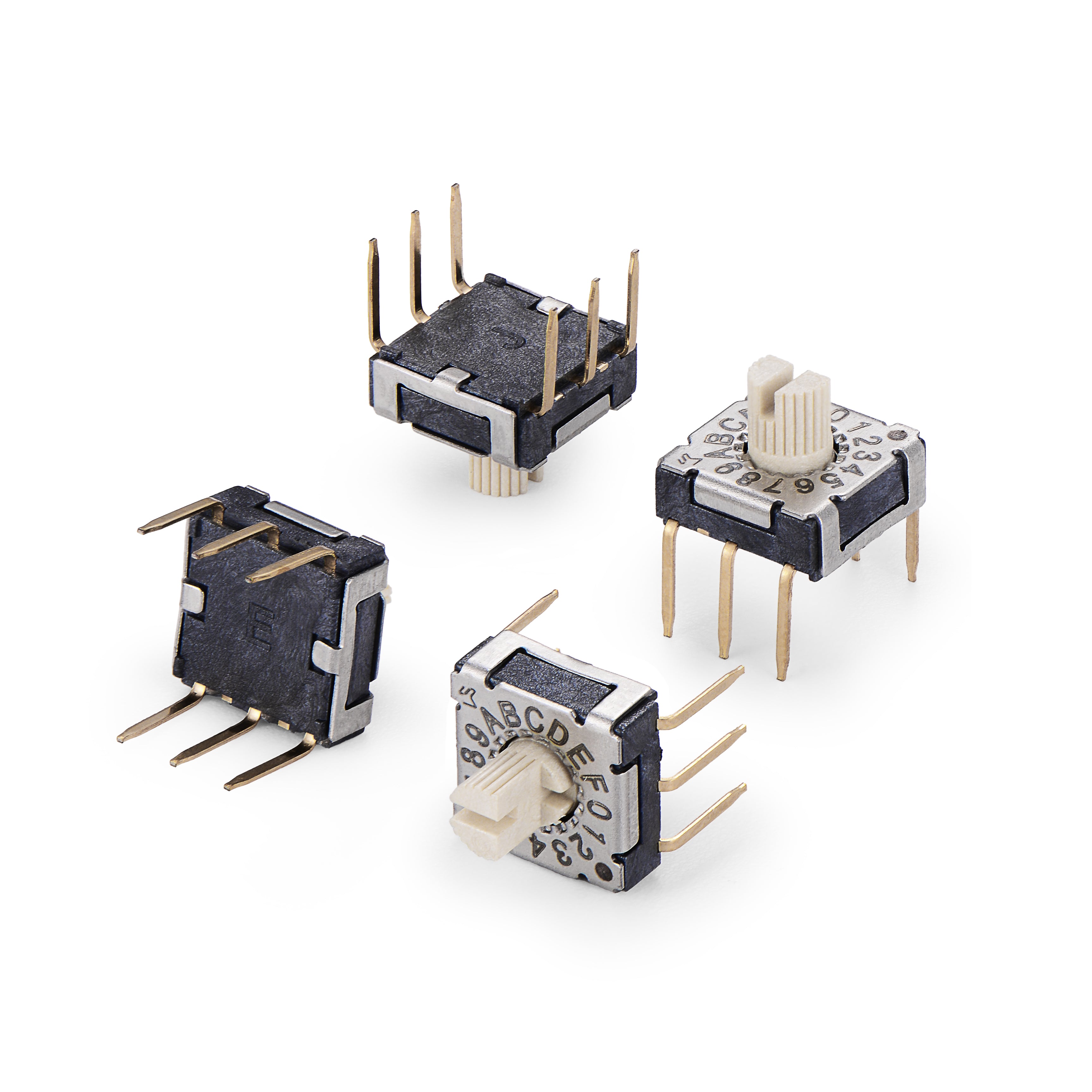 IP67 Waterproof Mini Rotary DIP Switch - SUNGMUN GSMR-16 | 16-Position | 7.2mm Ultra-Compact