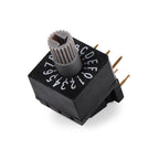 SUNGMUN QSR-16H Rotary DIP Switch | IP67 Waterproof | Horizontal Mount | 16-Position