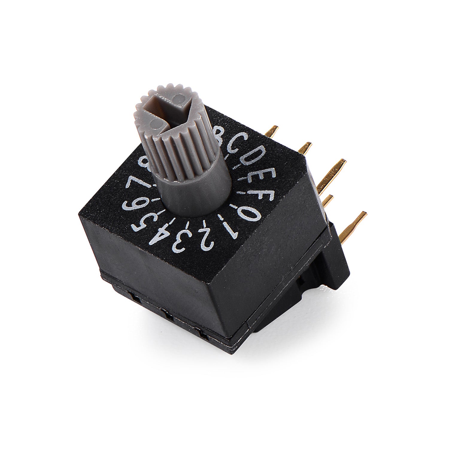 SUNGMUN QSR-16H Rotary DIP Switch | IP67 Waterproof | Horizontal Mount | 16-Position