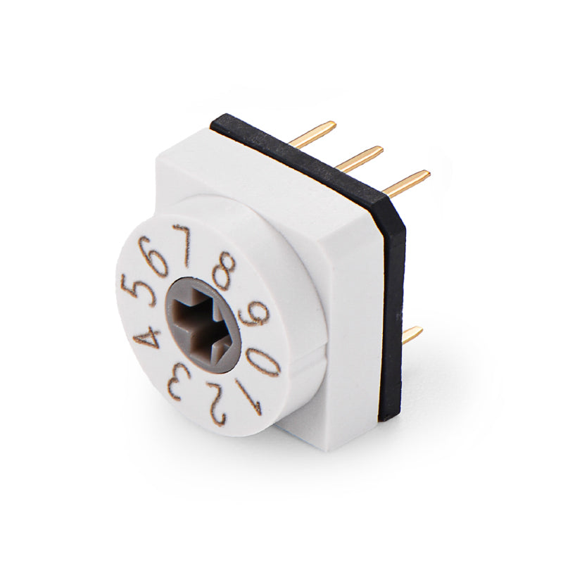 Rotary DIP Switch for Hardware Address Encoding - SUNGMUN TER-10 | 10-Position | PLC & Sensor Node ID Setting