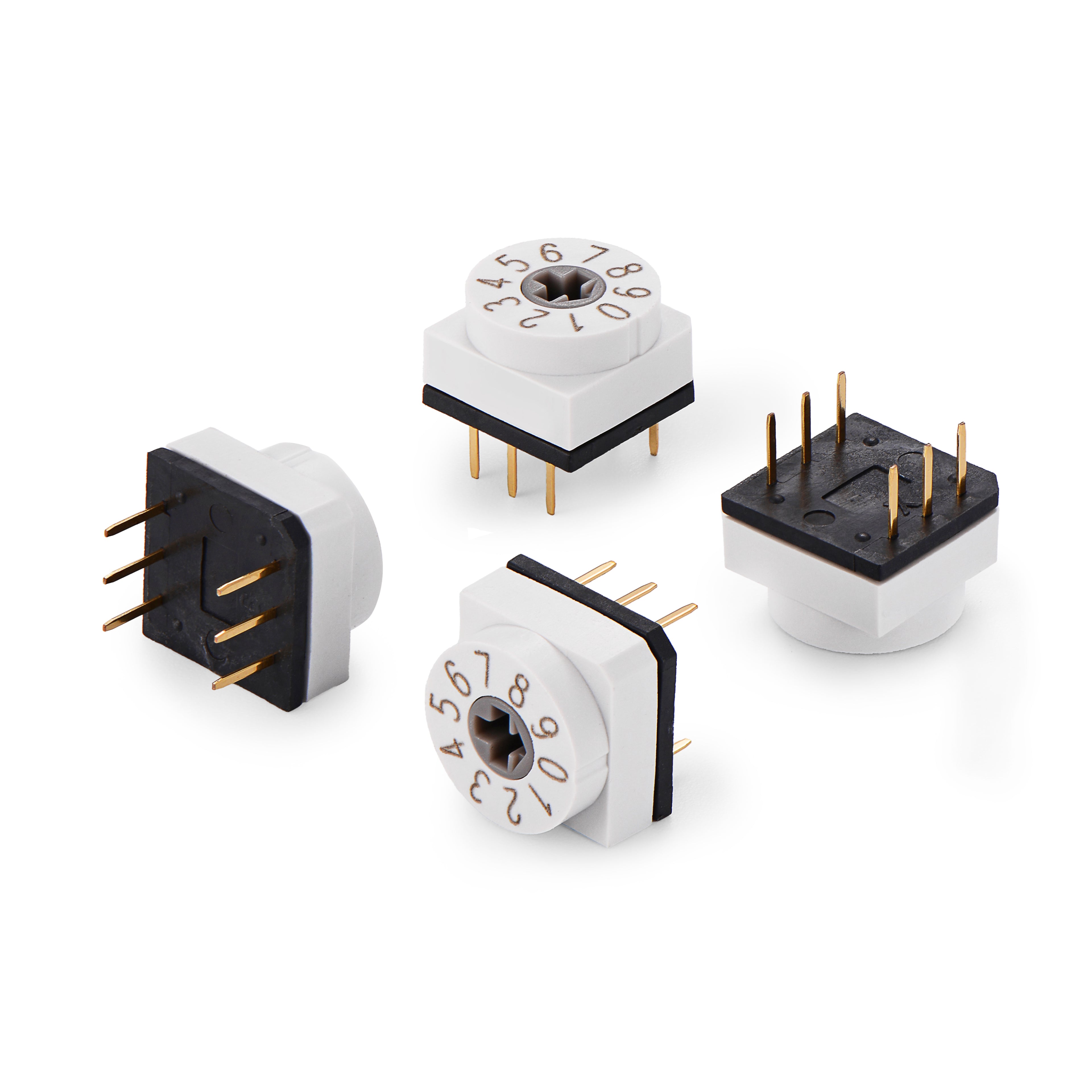 Rotary DIP Switch for Hardware Address Encoding - SUNGMUN TER-10 | 10-Position | PLC & Sensor Node ID Setting