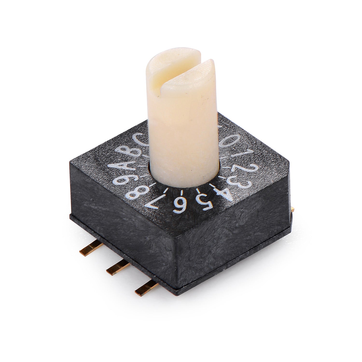 SUNGMUN Rotary DIP Switch | UASR-16S | 16 Position | Slotted Spindle Actuator | IP67