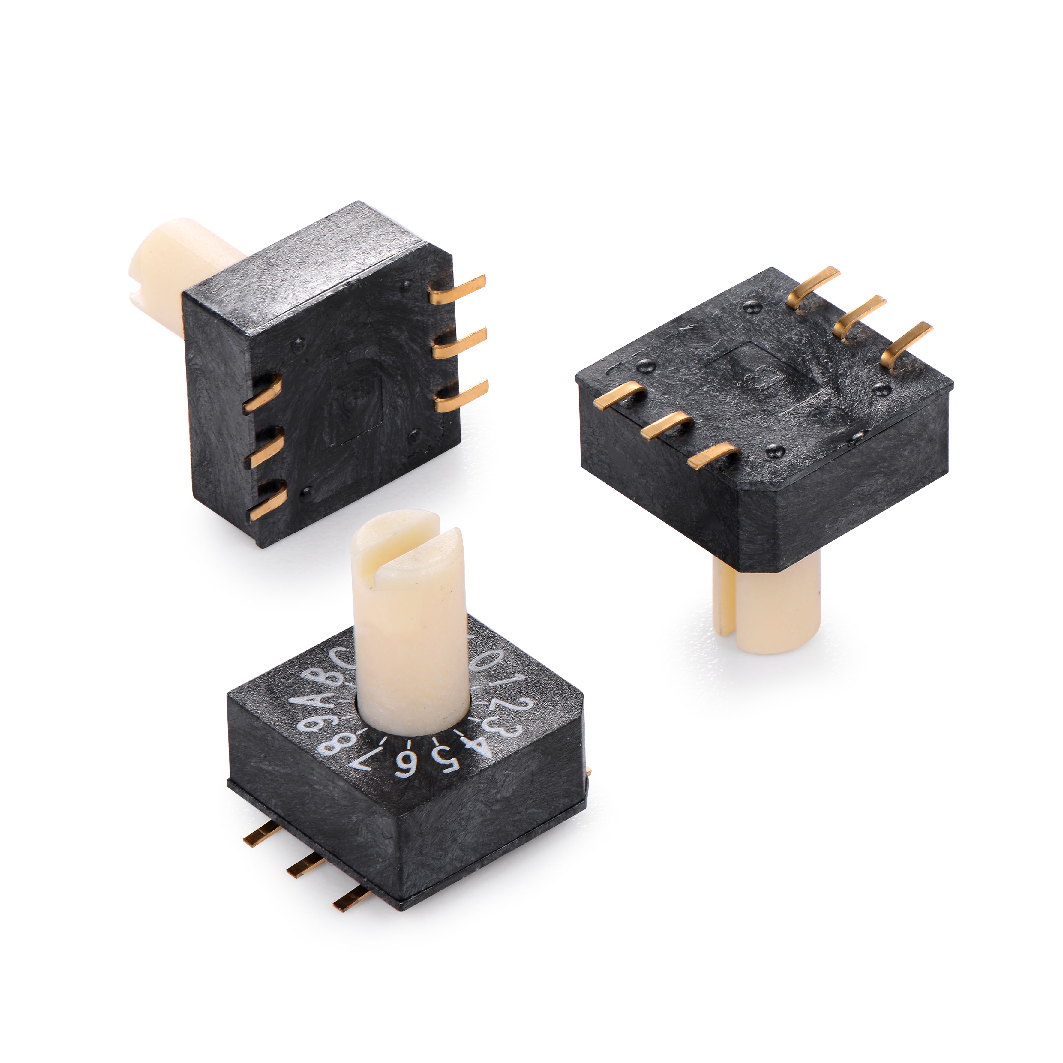 SUNGMUN Rotary DIP Switch | UASR-16S | 16 Position | Slotted Spindle Actuator | IP67