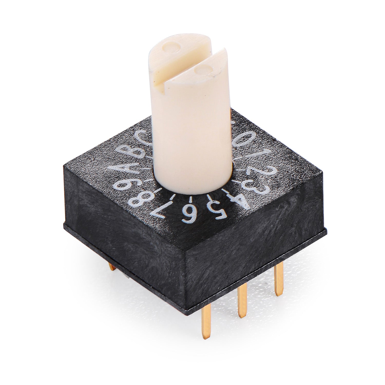 SUNGMUN USR-16 Rotary DIP Switch | IP67 Waterproof | Low-Profile 4.5mm | 16-Pos (0-F)